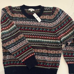 J. Crew women’s fair isle sweater